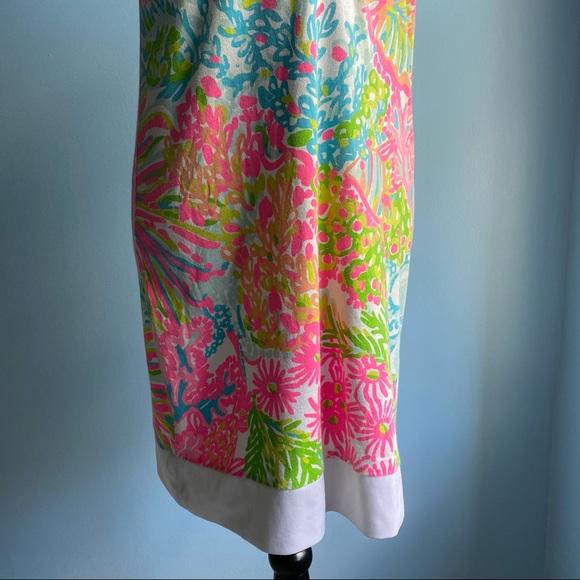 Lilly Pulitzer XS Bright Prima Cotton Beach Dress - Picture 3 of 9
